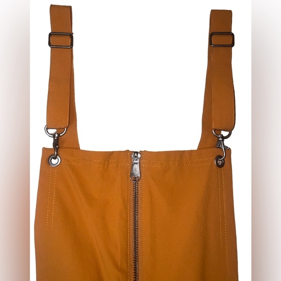 HP!🎉🎉 NWOT Free People Movement Cascade One Piece Overalls Jumpsuit Tan Medium - Picture 4 of 12